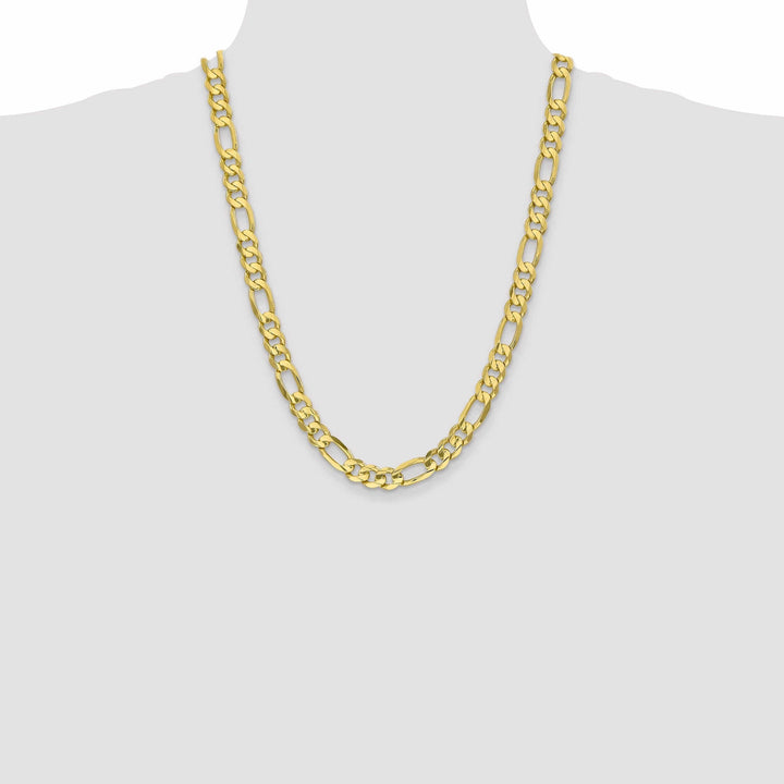 Lovely Rita's Chains 10k Yellow Gold Light Figaro Chain 8.75MM