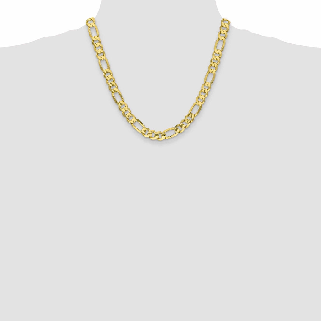 Lovely Rita's Chains 10k Yellow Gold Light Figaro Chain 8.75MM