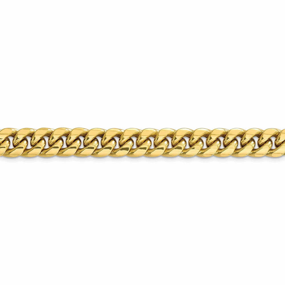 Lovely Rita's Chains 10k Yellow Gold Semi-Solid 9.3 mm Cuban Chain