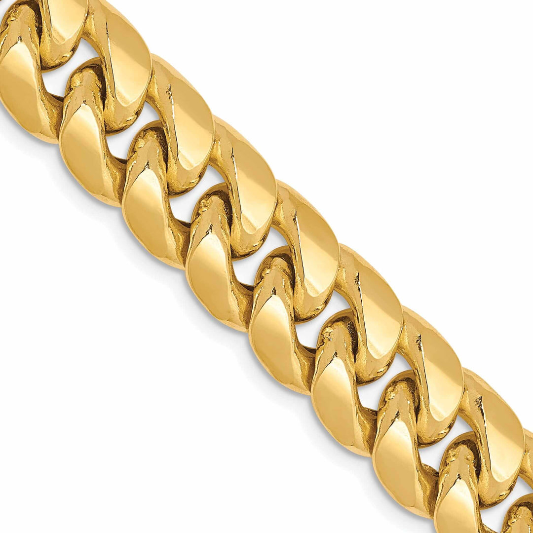 Lovely Rita's Chains 10k Yellow Gold Semi-Solid 9.3 mm Cuban Chain