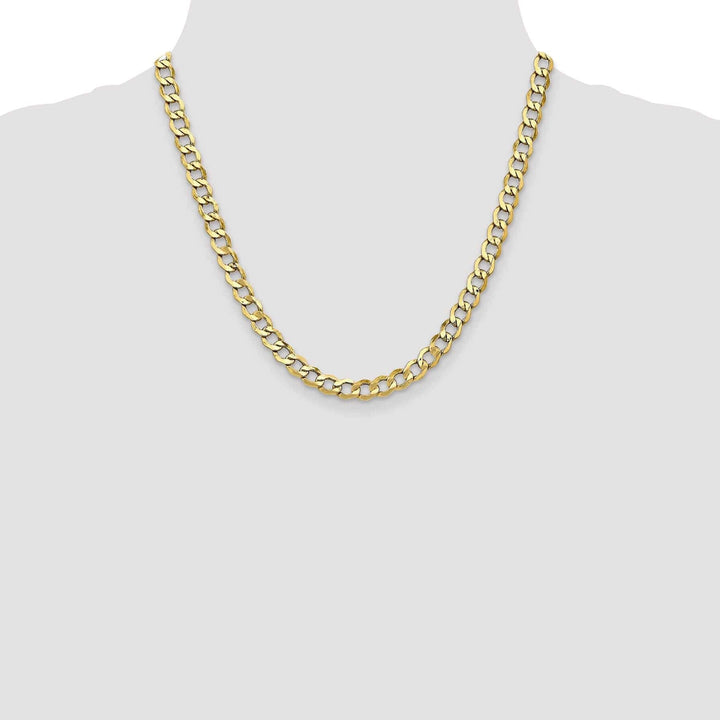 Lovely Rita's Chains 10k Yellow Gold Semi-Solid Curb Link Chain