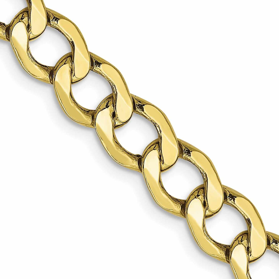 Lovely Rita's Chains 10k Yellow Gold Semi-Solid Curb Link Chain