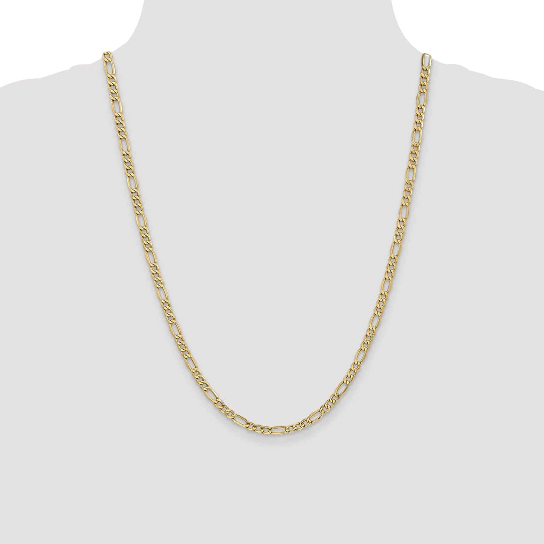 Lovely Rita's Chains 10k Yellow Gold Semi-Solid Figaro Chain
