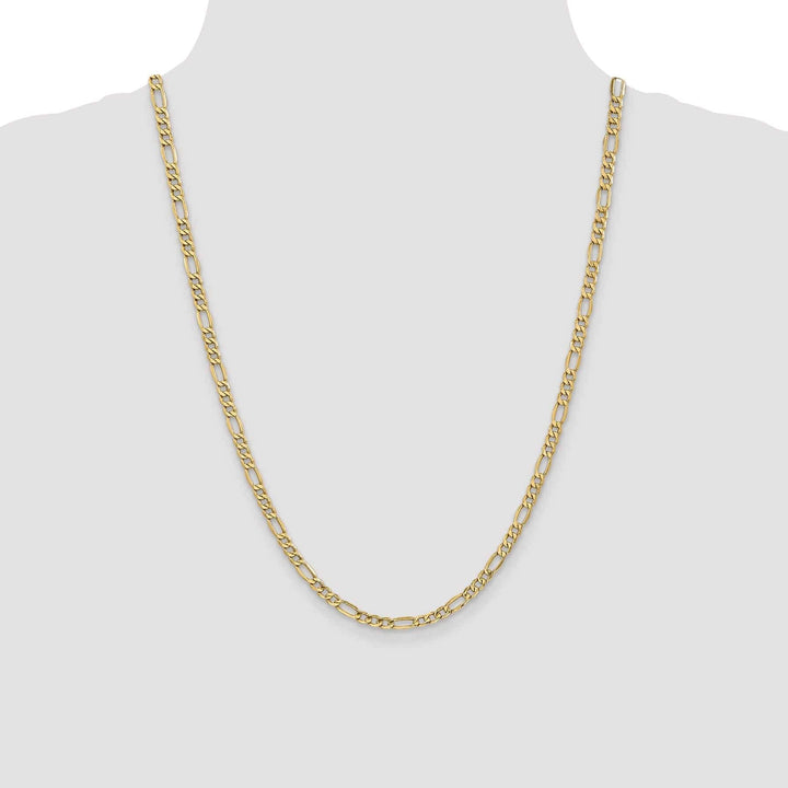 Lovely Rita's Chains 10k Yellow Gold Semi-Solid Figaro Chain