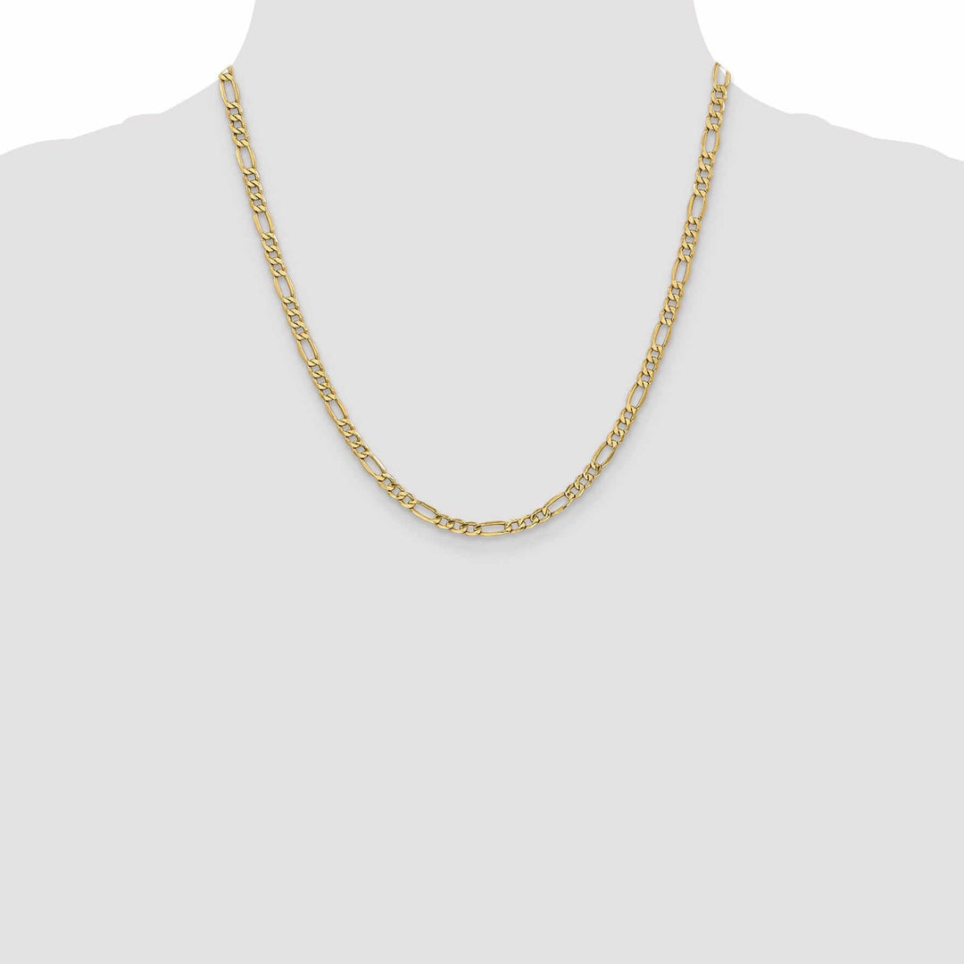 Lovely Rita's Chains 10k Yellow Gold Semi-Solid Figaro Chain
