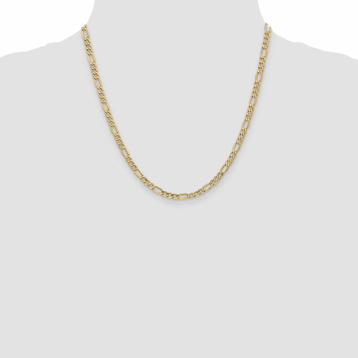 Lovely Rita's Chains 10k Yellow Gold Semi-Solid Figaro Chain