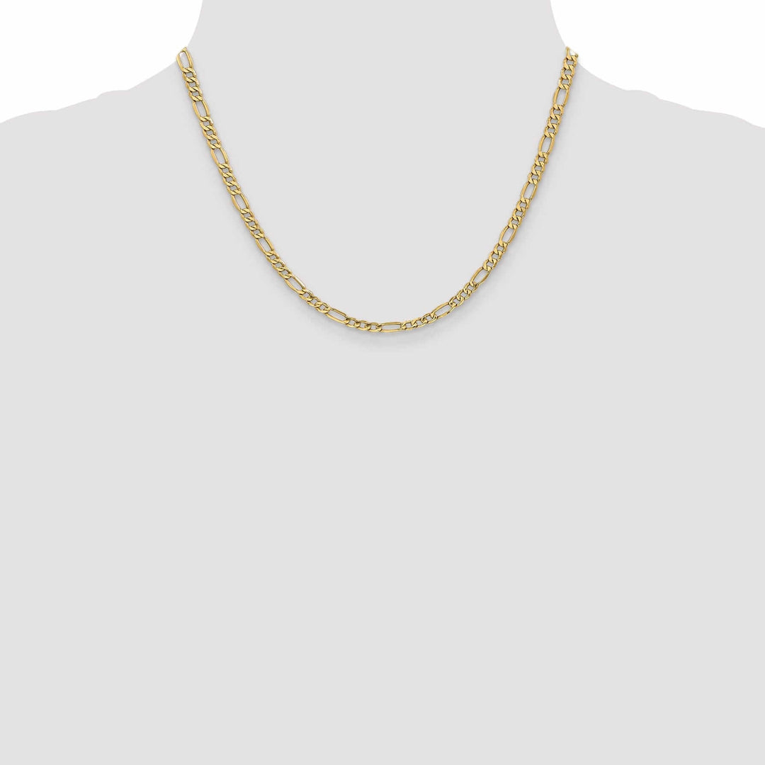 Lovely Rita's Chains 10k Yellow Gold Semi-Solid Figaro Chain