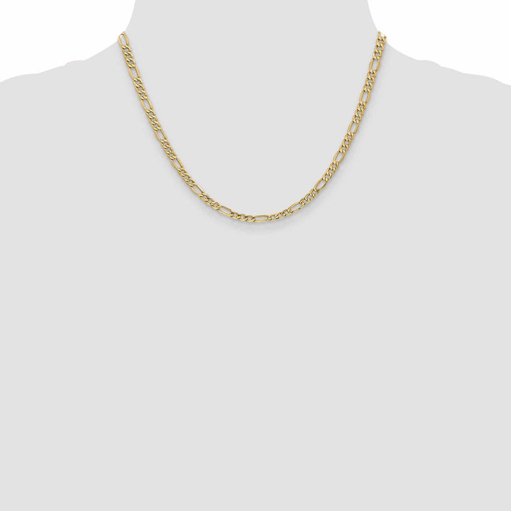 Lovely Rita's Chains 10k Yellow Gold Semi-Solid Figaro Chain
