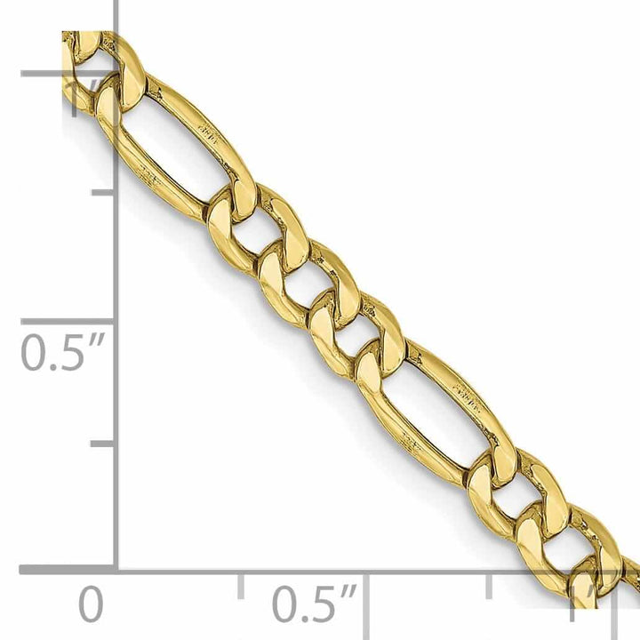 Lovely Rita's Chains 10k Yellow Gold Semi-Solid Figaro Chain