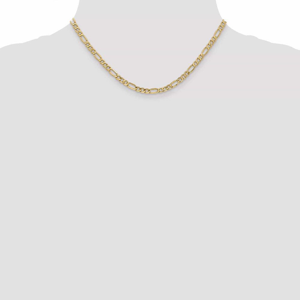 Lovely Rita's Chains 10k Yellow Gold Semi-Solid Figaro Chain