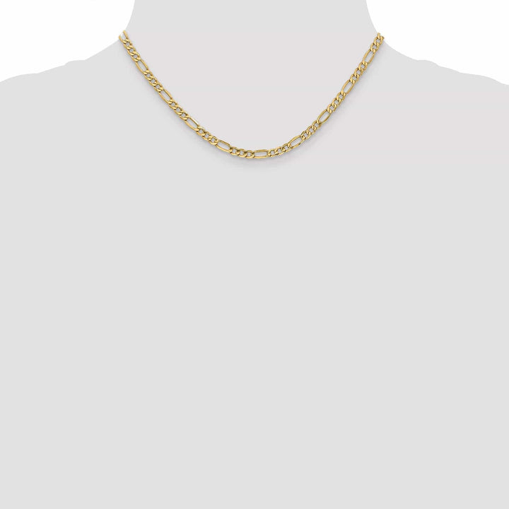 Lovely Rita's Chains 10k Yellow Gold Semi-Solid Figaro Chain