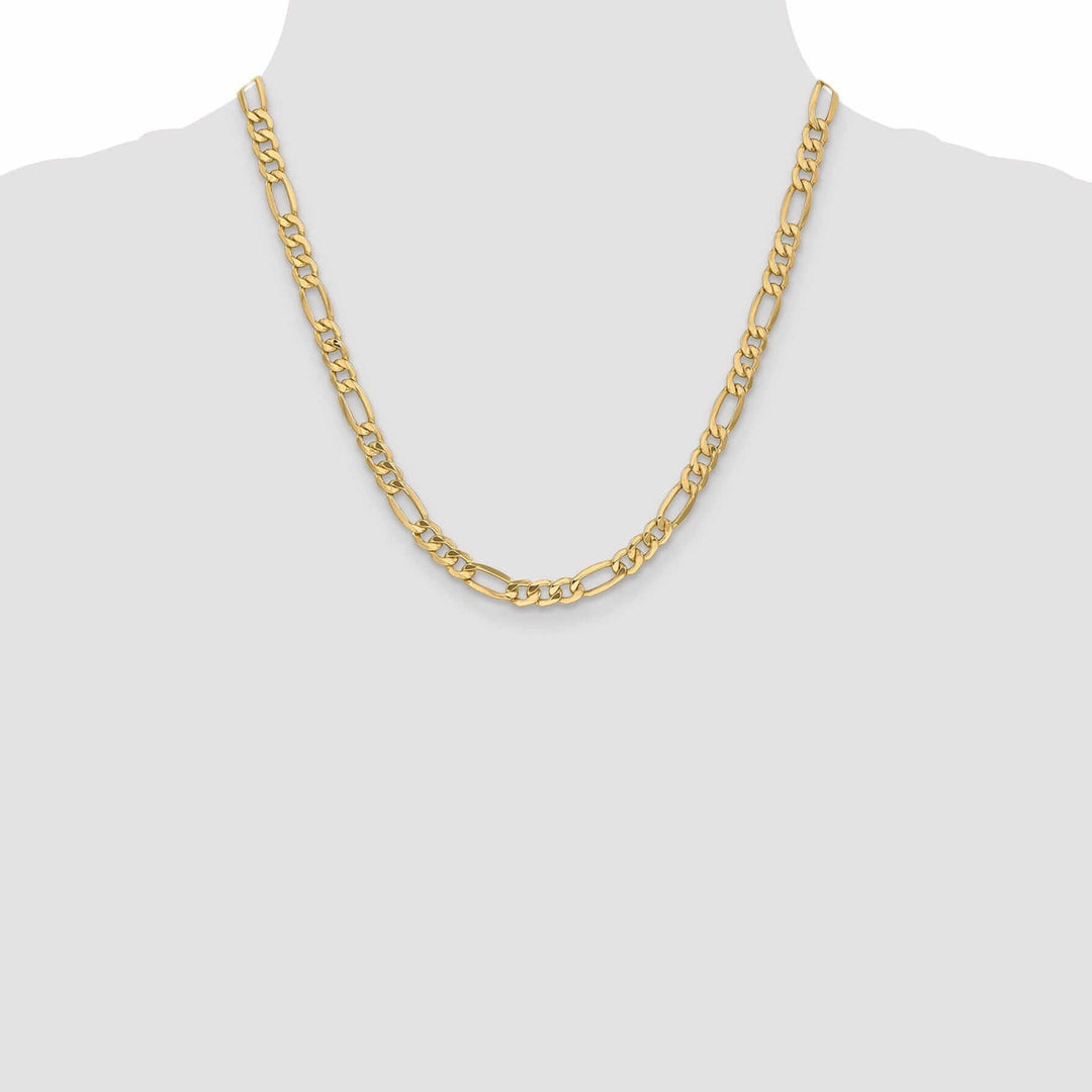 Lovely Rita's Chains 10k Yellow Gold Semi-Solid Figaro Chain