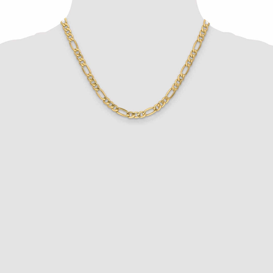Lovely Rita's Chains 10k Yellow Gold Semi-Solid Figaro Chain