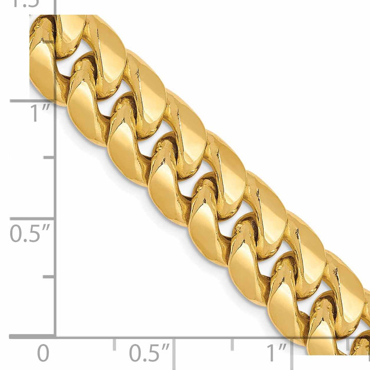Lovely Rita's Chains 10k Yellow Gold Semi-Solid Miami Cuban Chain