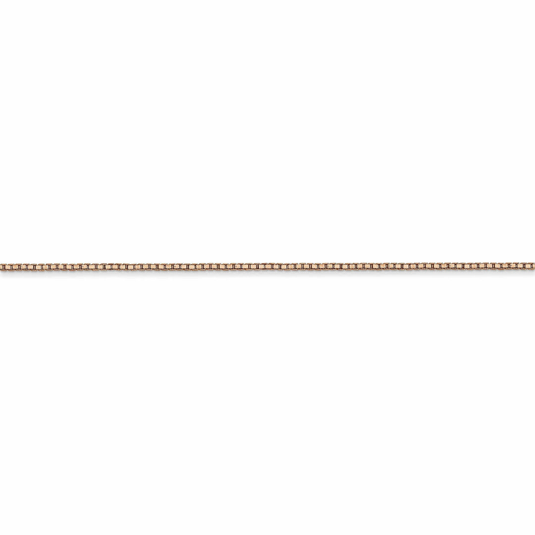 Lovely Rita's Chains 14k Rose Gold 0.80mm Solid Box Link Chain
