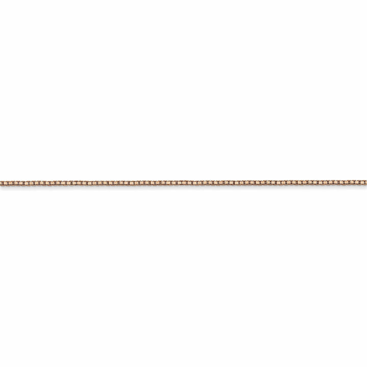 Lovely Rita's Chains 14k Rose Gold 0.80mm Solid Box Link Chain