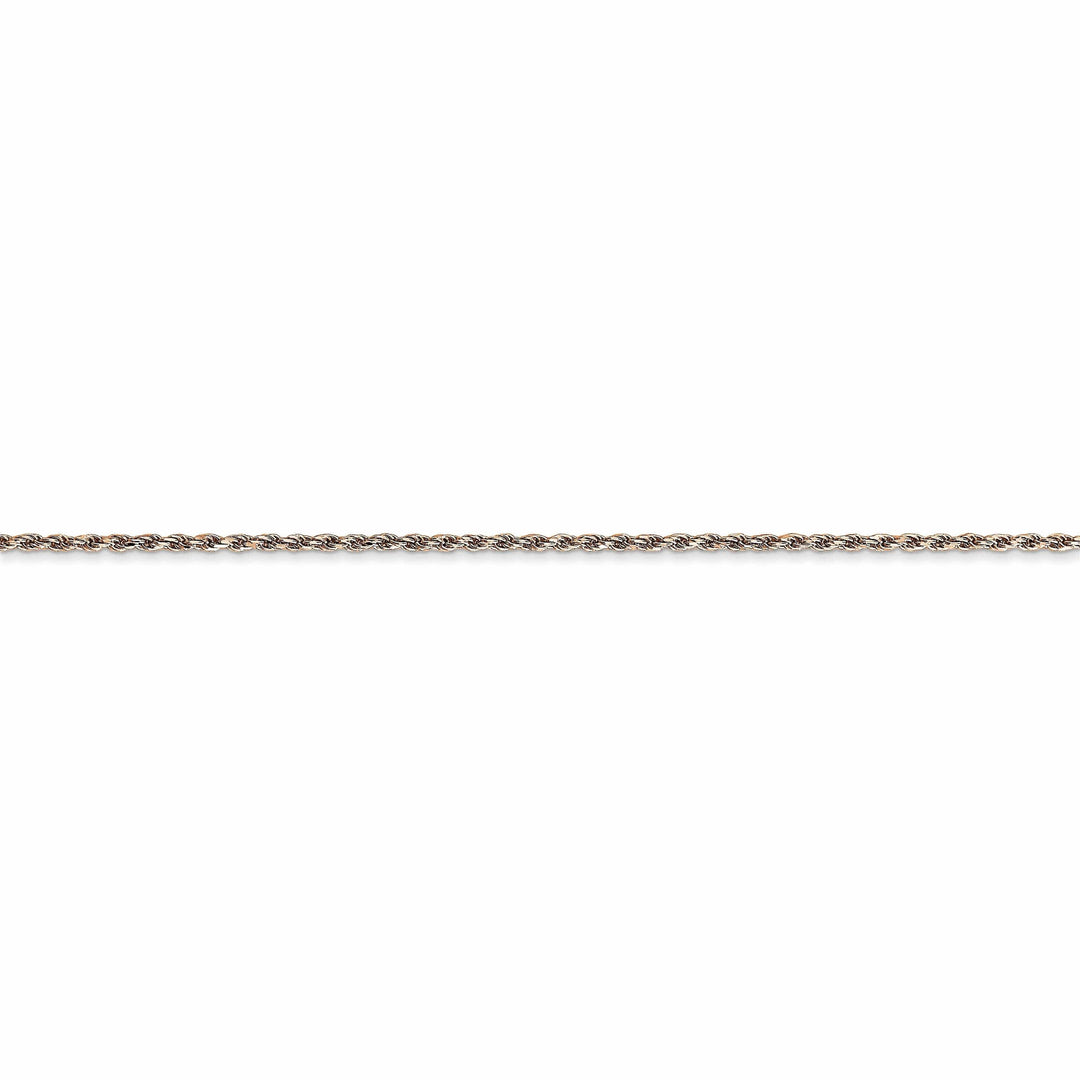 Lovely Rita's Chains 14K Rose Gold 1.00mm Solid Diamond Cut Rope Chain