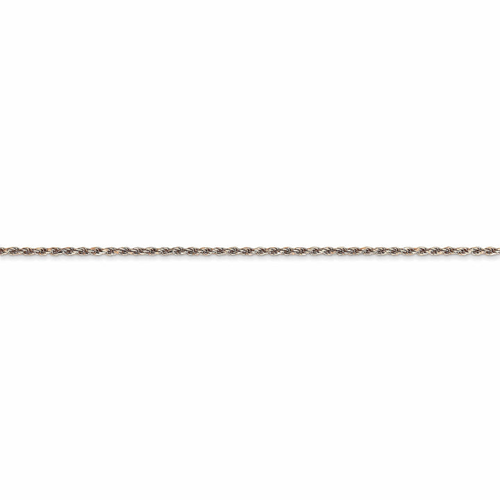 Lovely Rita's Chains 14K Rose Gold 1.00mm Solid Diamond Cut Rope Chain