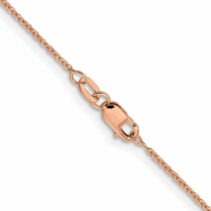 Lovely Rita's Chains 14K Rose Gold 1.1 mm Flat Cable Chain