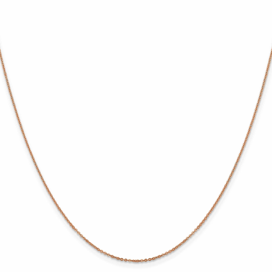 Lovely Rita's Chains 14K Rose Gold 1.1 mm Flat Cable Chain