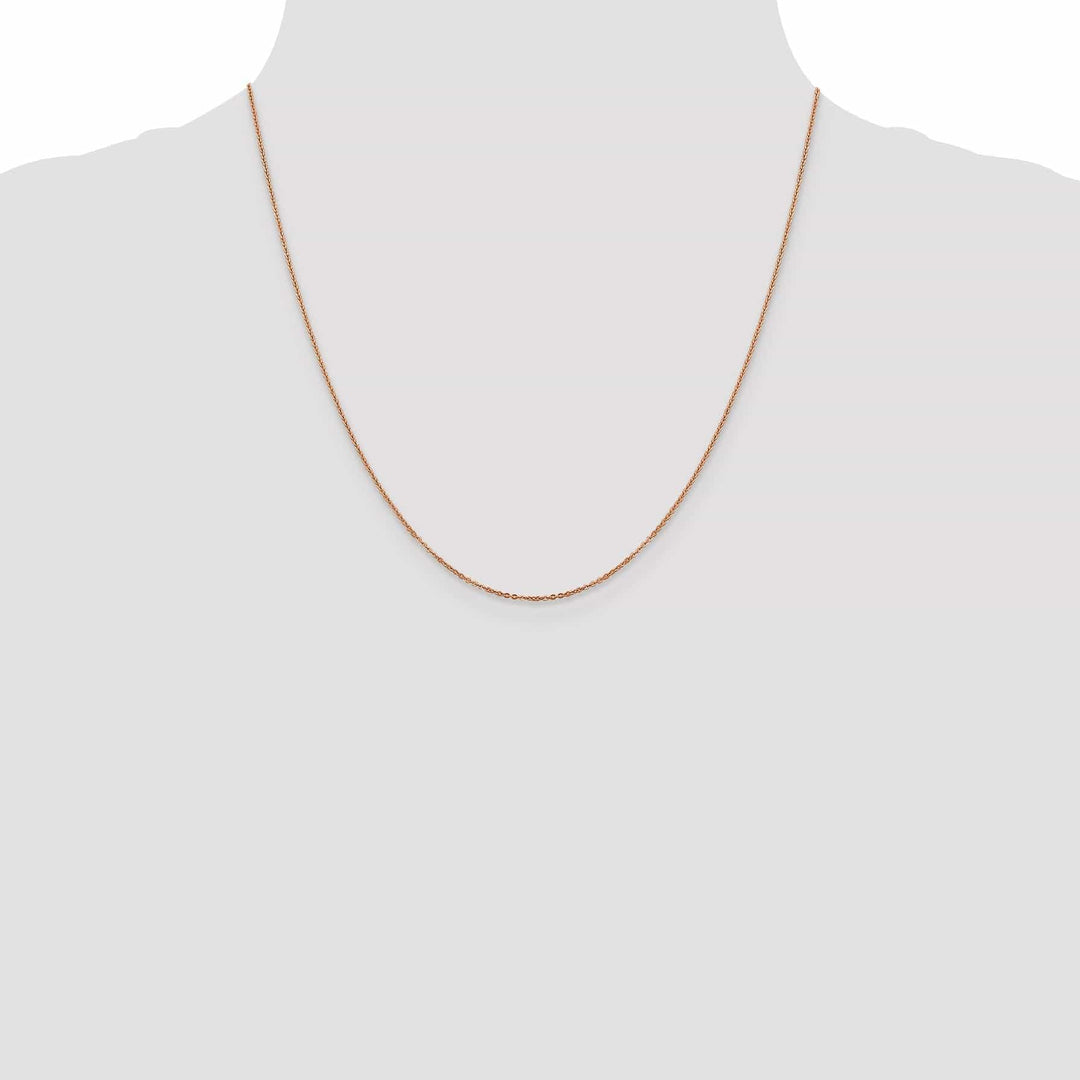 Lovely Rita's Chains 14K Rose Gold 1.1 mm Flat Cable Chain