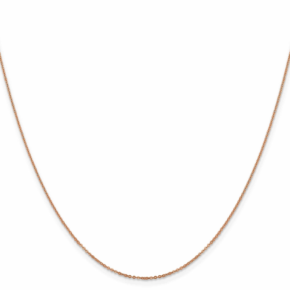 Lovely Rita's Chains 14K Rose Gold 1.1 mm Flat Cable Chain