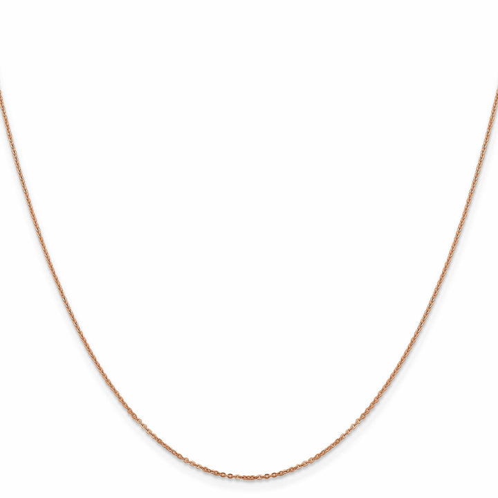 Lovely Rita's Chains 14K Rose Gold 1.1 mm Flat Cable Chain