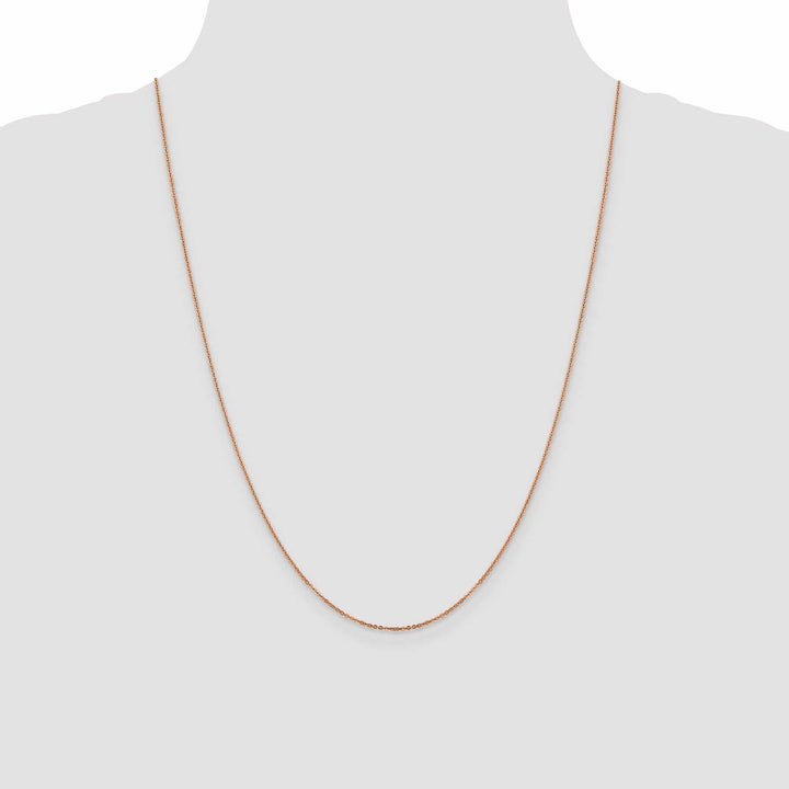 Lovely Rita's Chains 14K Rose Gold 1.1 mm Flat Cable Chain
