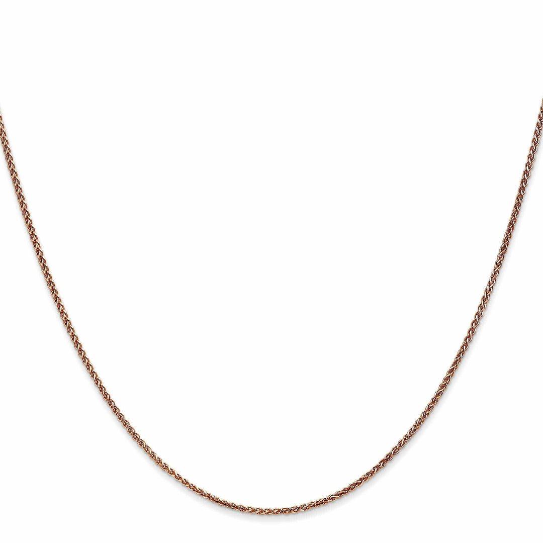 Lovely Rita's Chains 14K Rose Gold 1.2mm Spiga Wheat Chain