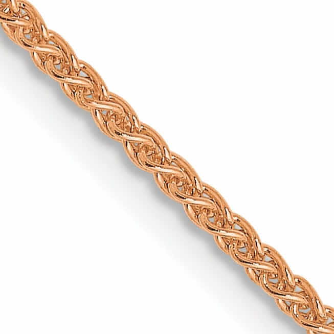 Lovely Rita's Chains 14K Rose Gold 1.2mm Spiga Wheat Chain