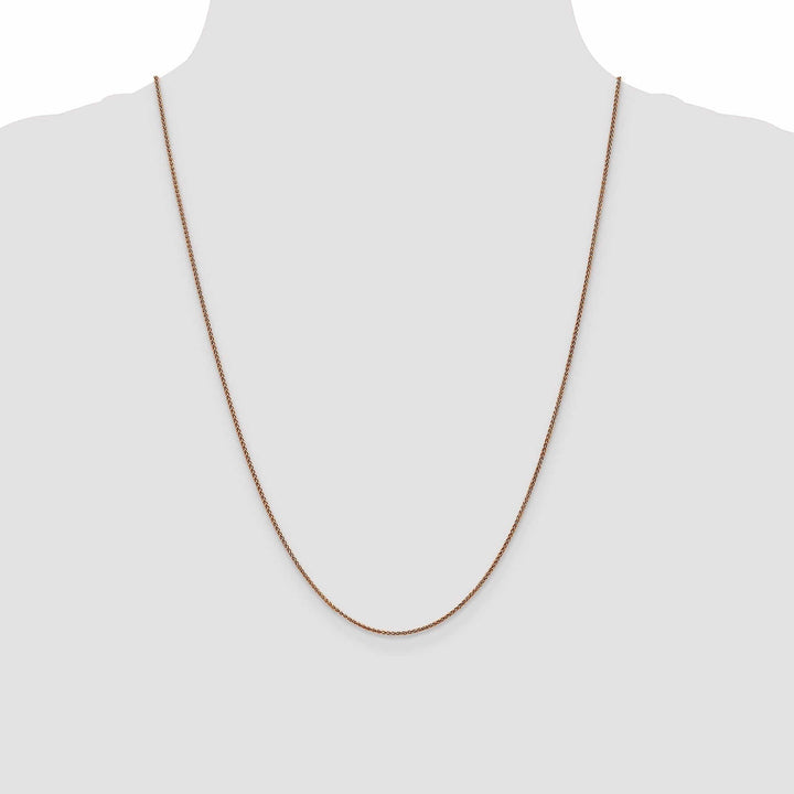 Lovely Rita's Chains 14K Rose Gold 1.2mm Spiga Wheat Chain