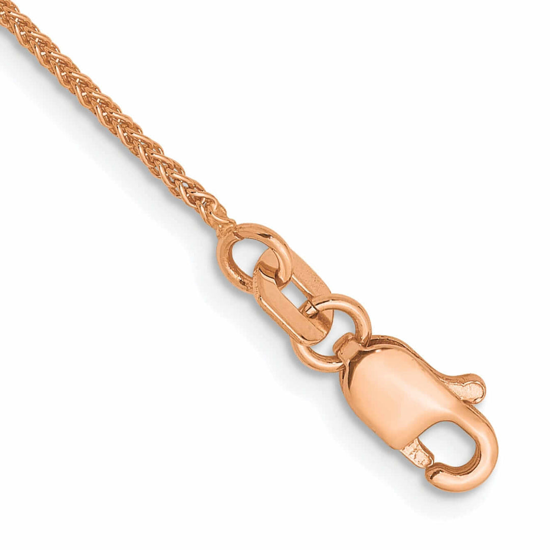 Lovely Rita's Chains 14K Rose Gold 1mm Wheat Chain