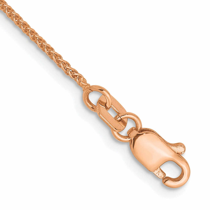 Lovely Rita's Chains 14K Rose Gold 1mm Wheat Chain