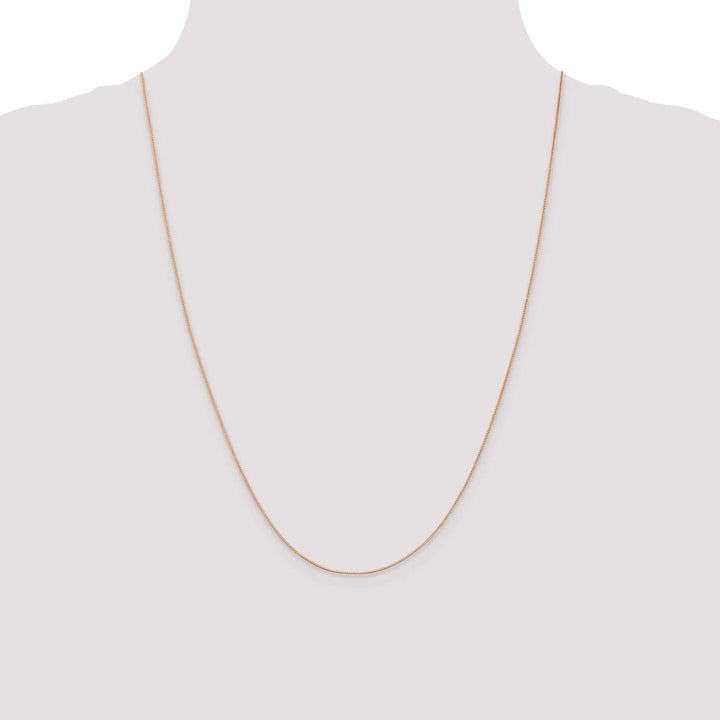 Lovely Rita's Chains 14K Rose Gold .5 mm Baby Box Chain