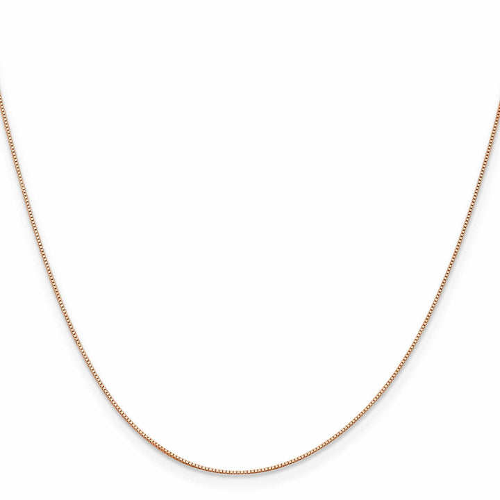 Lovely Rita's Chains 14K Rose Gold .5 mm Baby Box Chain