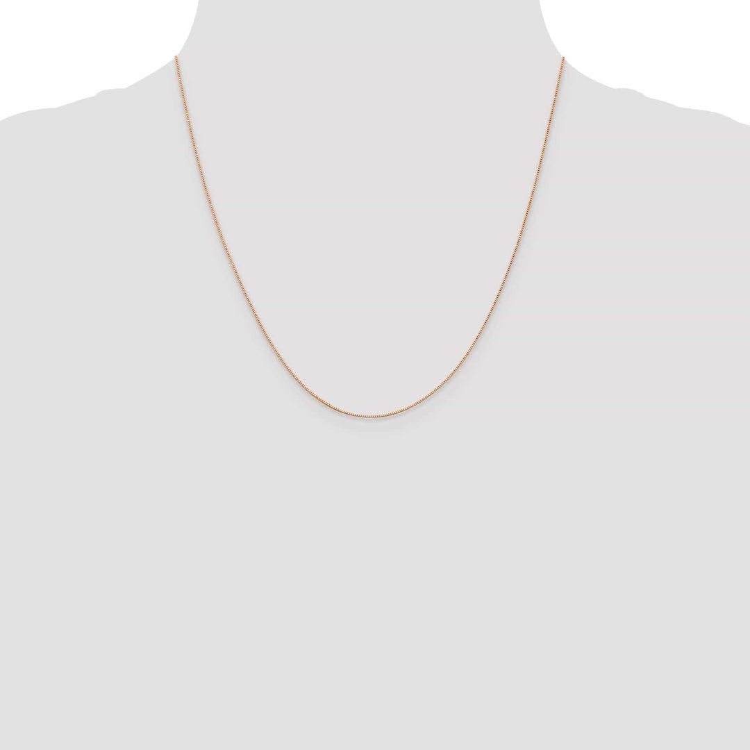 Lovely Rita's Chains 14K Rose Gold .5 mm Baby Box Chain