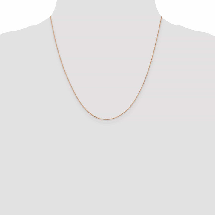 Lovely Rita's Chains 14K Rose Gold .5 mm Baby Box Chain