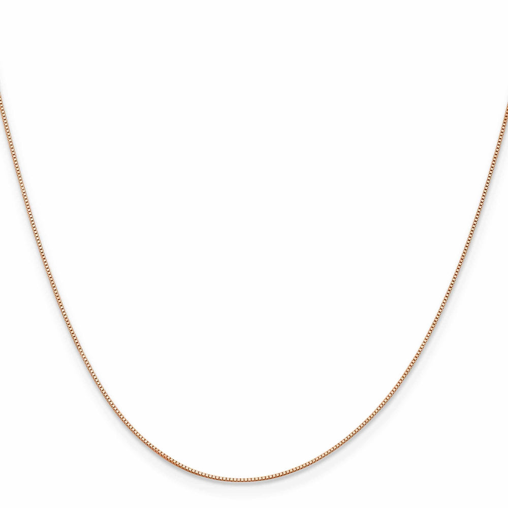 Lovely Rita's Chains 14K Rose Gold .5 mm Baby Box Chain
