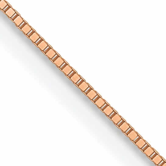 Lovely Rita's Chains 14K Rose Gold .5 mm Baby Box Chain