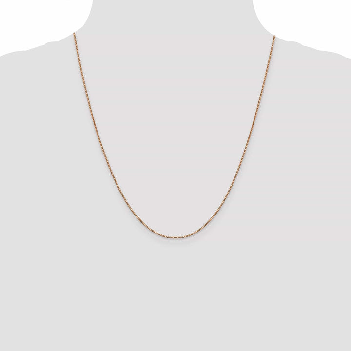 Lovely Rita's Chains 14K Rose Gold .8 mm Box Chain