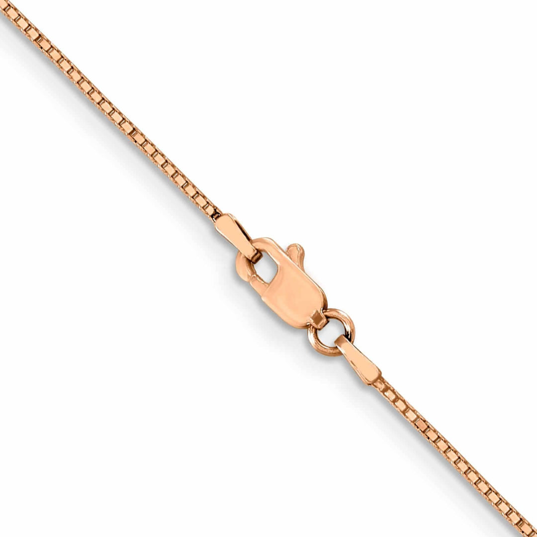 Lovely Rita's Chains 14K Rose Gold .8 mm Box Chain
