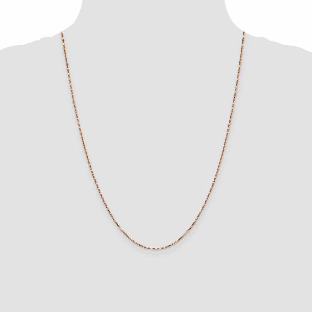 Lovely Rita's Chains 14K Rose Gold .8 mm Box Chain