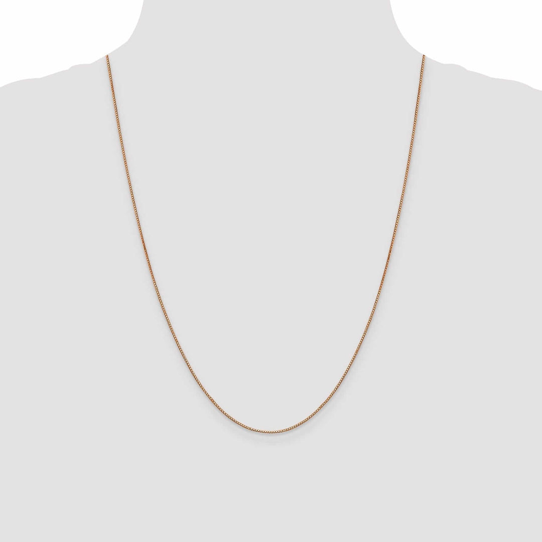 Lovely Rita's Chains 14K Rose Gold .8 mm Box Chain