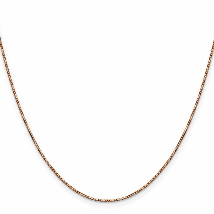 Lovely Rita's Chains 14K Rose Gold .8 mm Box Chain