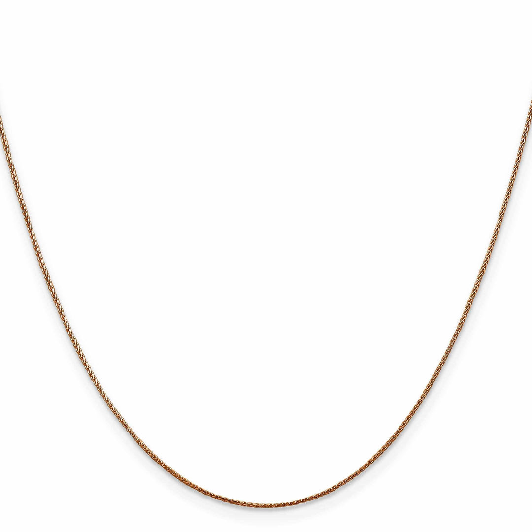 Lovely Rita's Chains 14k Rose Gold .8mm Baby Spiga Wheat Chain