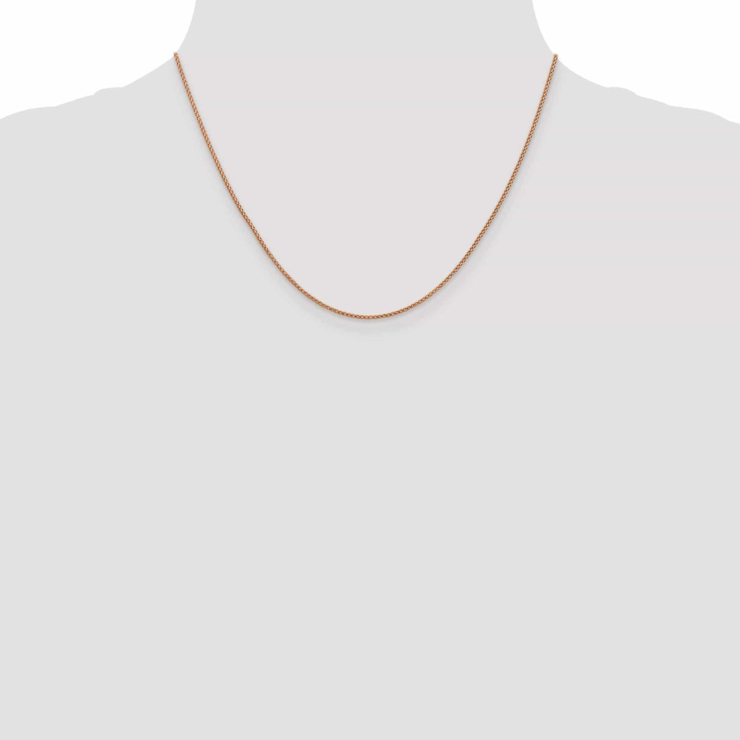 Lovely Rita's Chains 14K Rose Gold .95 mm D.C Open Franco Chain