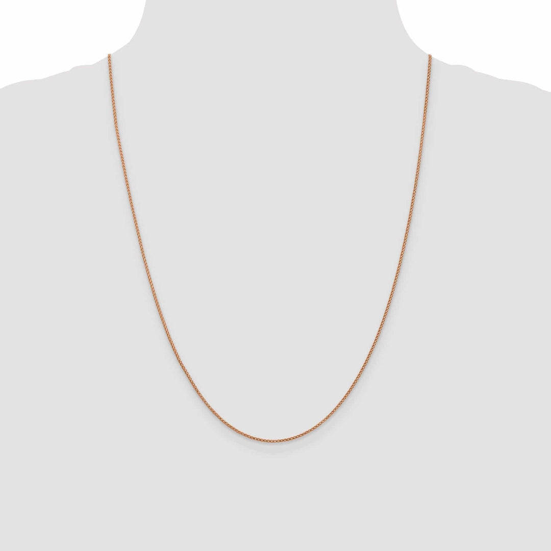 Lovely Rita's Chains 14K Rose Gold .95 mm D.C Open Franco Chain