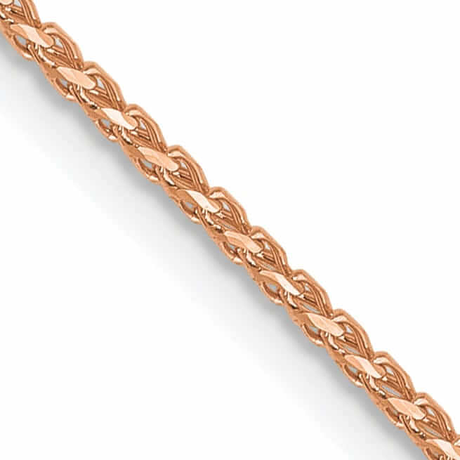 Lovely Rita's Chains 14K Rose Gold .95 mm D.C Open Franco Chain