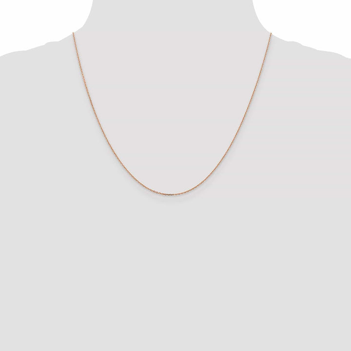 Lovely Rita's Chains 14k Rose Gold Cable Chain 1MM