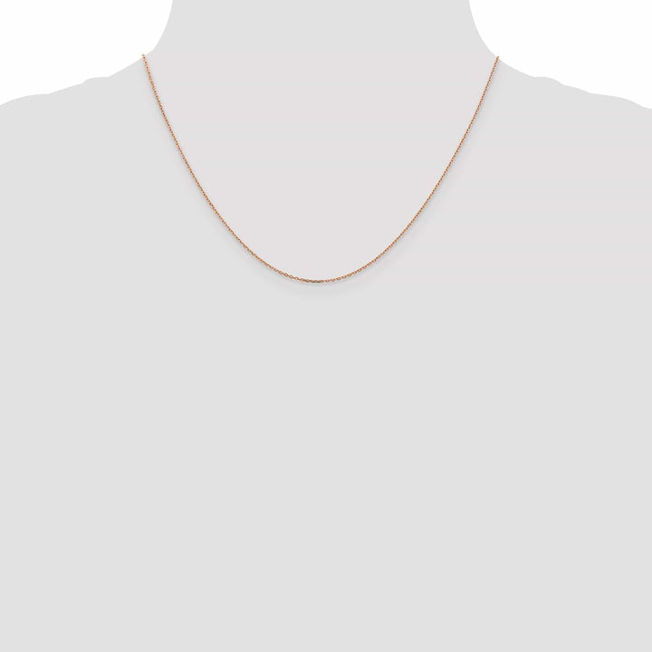 Lovely Rita's Chains 14k Rose Gold Cable Chain 1MM